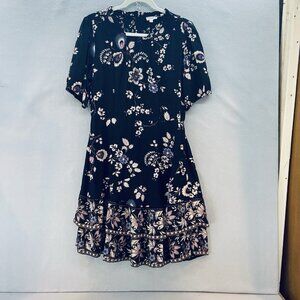 FatFace Women’s Shaney Floral‎ Tiered Ruffle Dress US SZ 8 Dainty, Feminine
